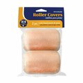 Lakim Industries RollerLite All-Purpose Roller Cover, 3/4 in Thick Nap, 4 in L, Polyester Cover, 2PK 4AP075D